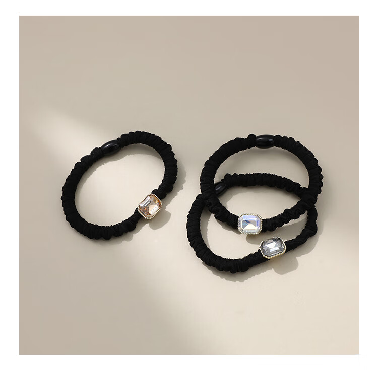 CHIMERA 3 Pieces High Elasticity Hair Ties, Versatile Hair Bands for Bun And Ponytail, Women's Mid-Autumn Festival Gift 7