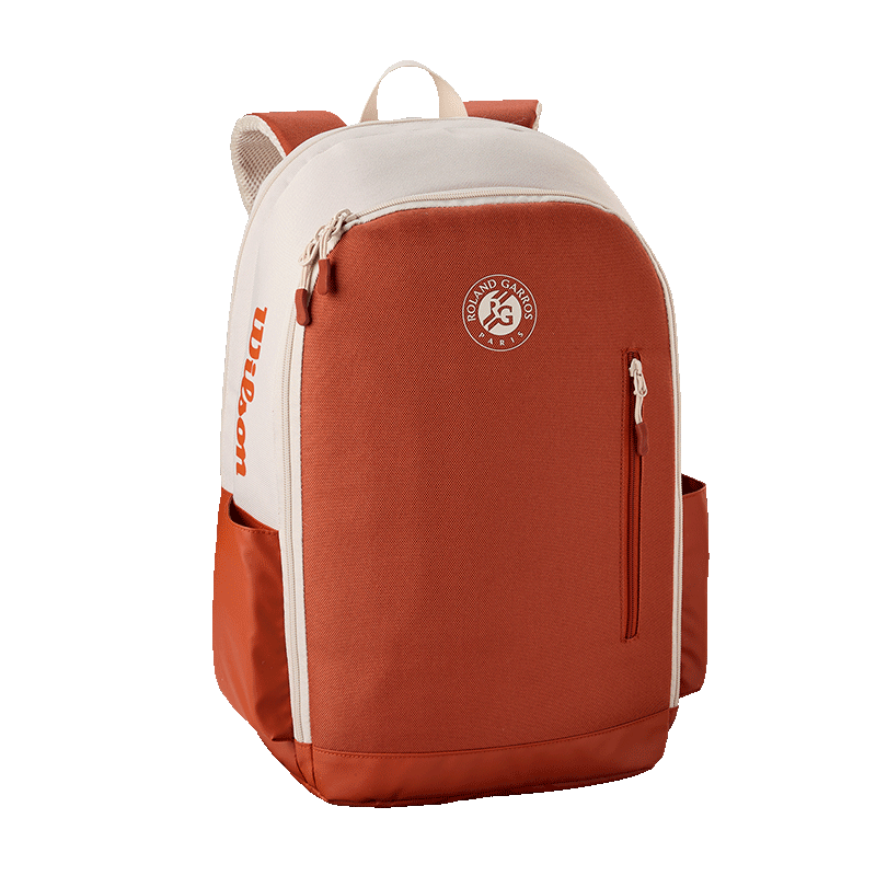 Wilson 2025 French Open Co-Branded Adult Backpack, French Open Red Clay Color Scheme WR8045501001
