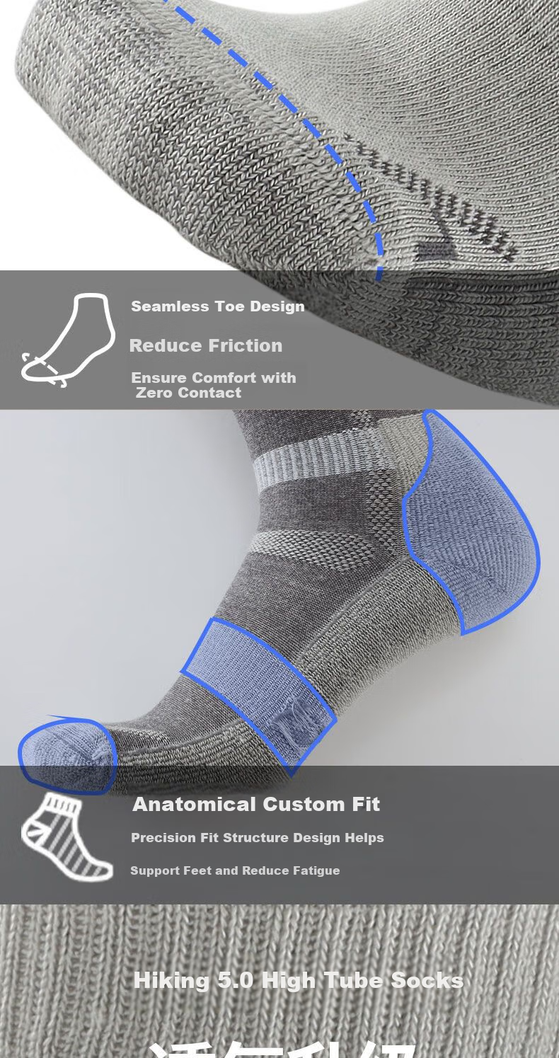 ALPINT MOUNTAIN Merino Wool Socks, Moisture-Wicking Professional Hiking Socks, Mountain Climbing Socks, Outdoor Socks, Athletic Merino Socks 2