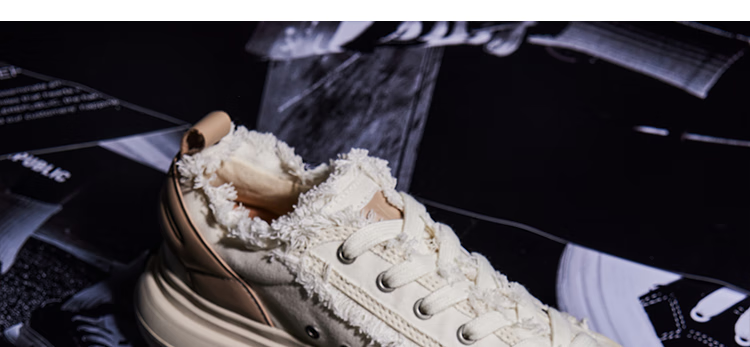 Smilerepublic [Xu Yiyang's Choice] 70S Classic Black/white Low-Top Canvas Shoes, Black, Size 38 12