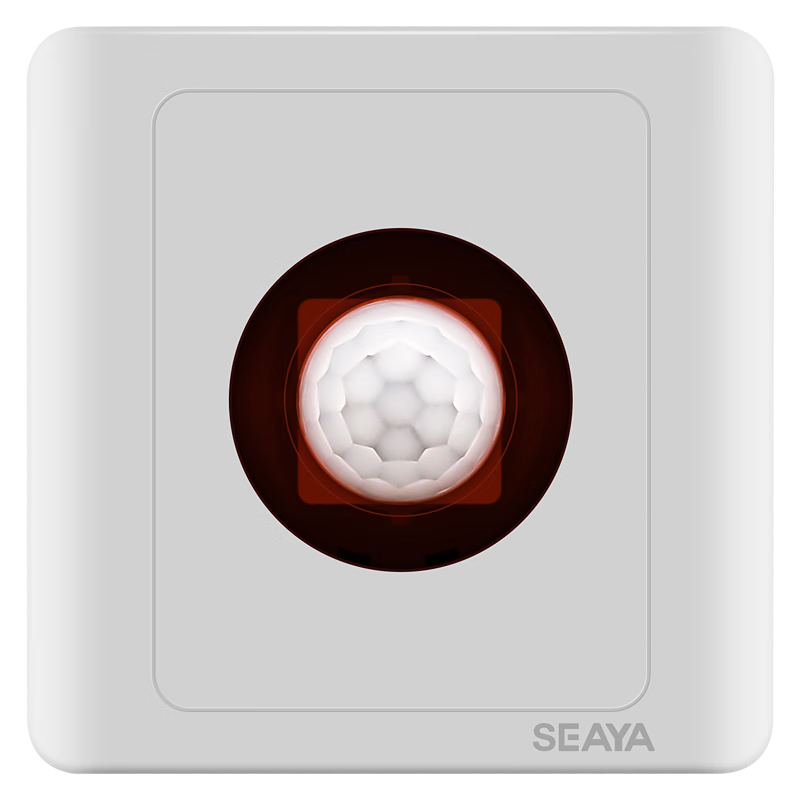Xiya Human Body Sensor Switch, 86-Type Delayed Smart Switch, Staircase Hallway Infrared Human Body Sensor Switch, White