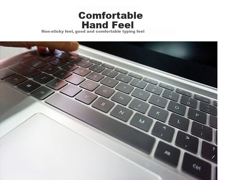 Aigo Keyboard Cover for Huawei MateBook D14/D15 2022/2021 Laptop, Ultra-Thin High-Transparency TPU Invisible Protective Film, Dustproof And Waterproof 7