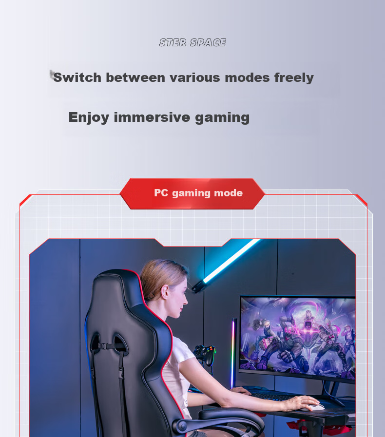 Starspace Gaming Chair, Computer Chair, Office Chair, Ergonomic Chair, Home Reclining Executive Chair, Model 92197H 31