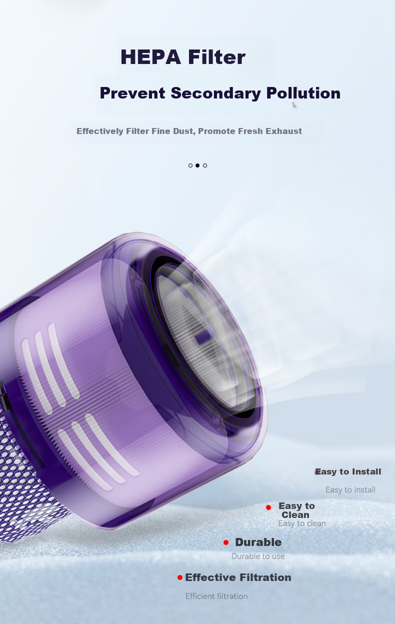 Wanchuang Suitable for Dyson Vacuum Cleaner Accessories, V10/SV12 American Version Dedicated Rear Filter, Filter Element Accessory 4