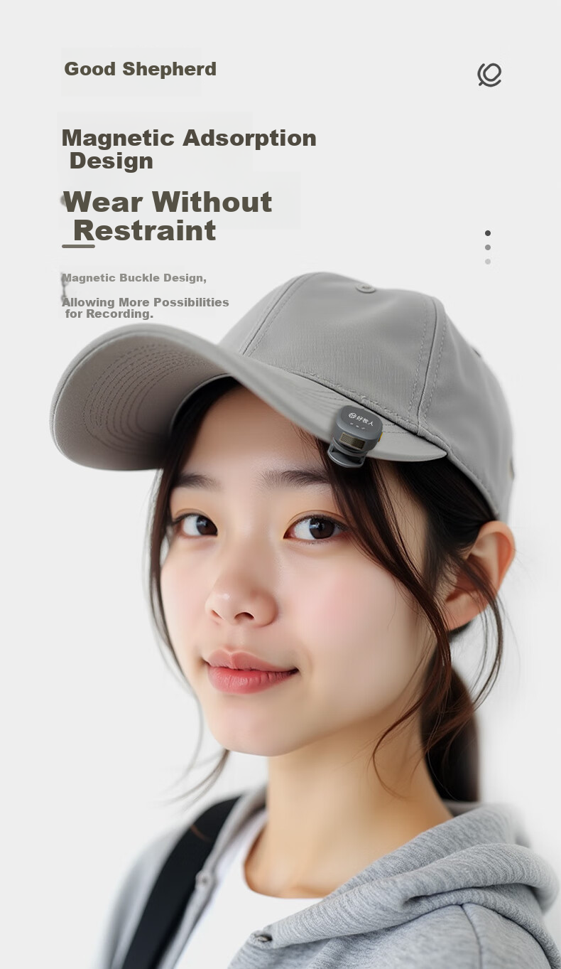 Haomuren Wireless Lavalier Microphone, Live Streaming Equipment for Anchors, TikTok Karaoke Interview Recording Microphone, Outdoor Professional Noise-Cancelling Microphone for Short Video Vlog, Button-Type One-To 5