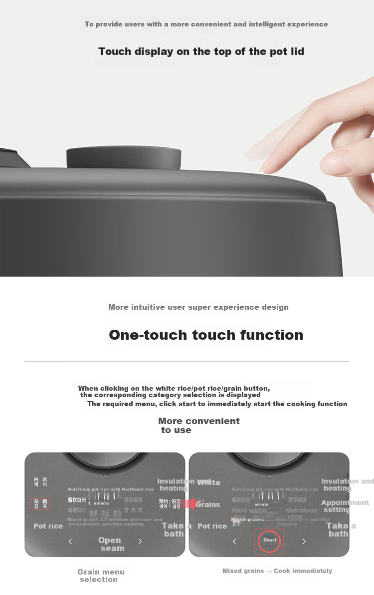 CUCHEN Rice Cooker, Imported from South Korea, 3L Capacity for 3-4 People, Non-Stick Pot, IH Triple Pressure, 2.1x High-Pressure Cooking in 11 Minutes, Fast Cooking, SPE0671 21