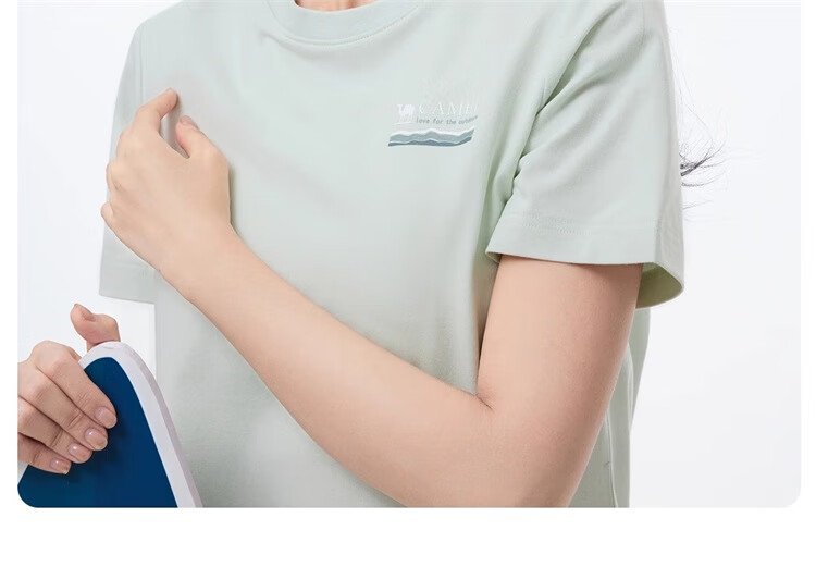 CAMEL Outdoor Quick-Dry T-Shirt, Casual Short-Sleeve Round Neck, Suoluna Cotton T-Shirt, Cool-Feeling Heat-Shielding Sports Short Sleeve, A15BAVV023 24