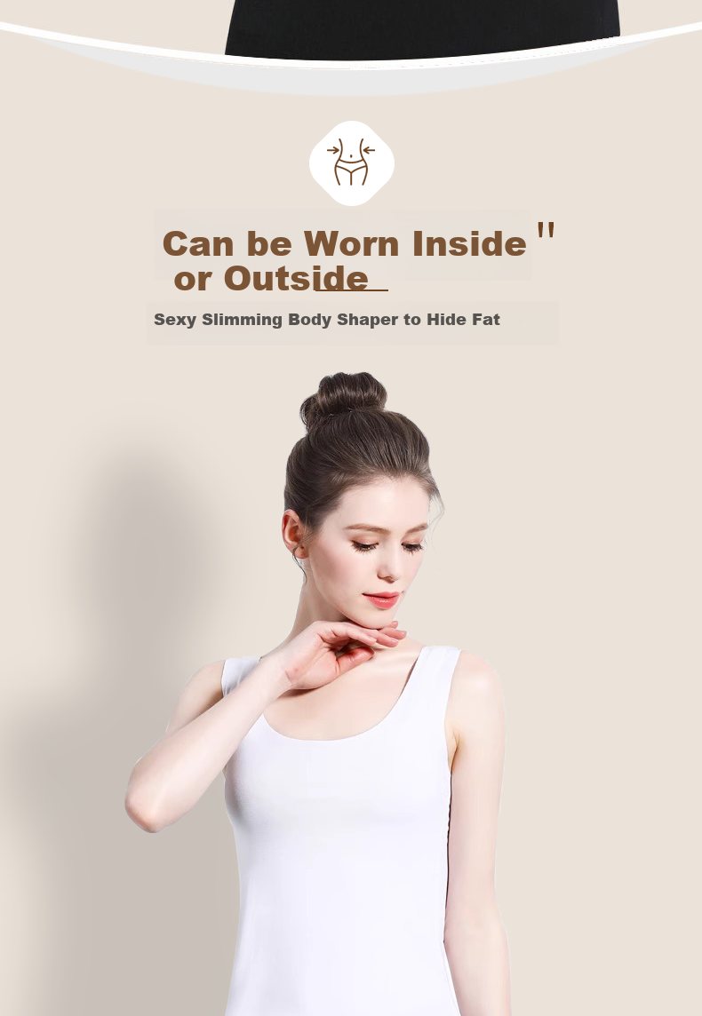 LangSha Camisole Tank Top for Women, Summer Lightweight Ice Silk Seamless Undershirt, 7A Antibacterial Inner Wear, Slim-Fit Sleeveless Top 5