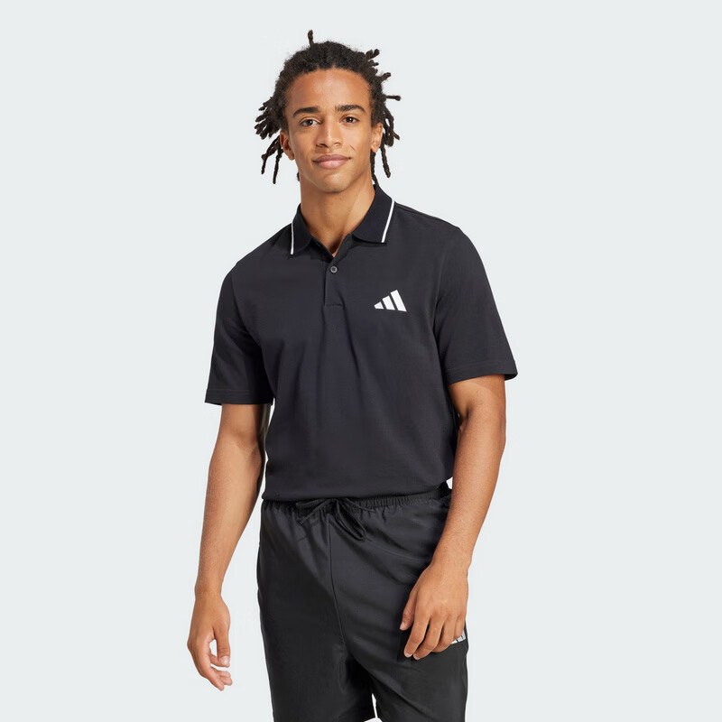 Adidas Men's Summer Sports Casual Short-Sleeve Polo Shirt T-Shirt, JE9023 1