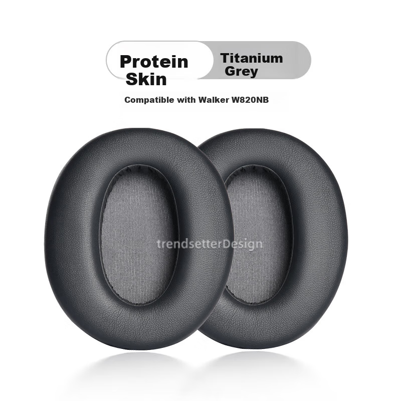 Trendsetter Suitable for Edifier W820NB, Freepro Dual Gold Label K820NC Headphones, Ear Covers, Over-Ear Headphones Leather Covers, Foam Protective Covers