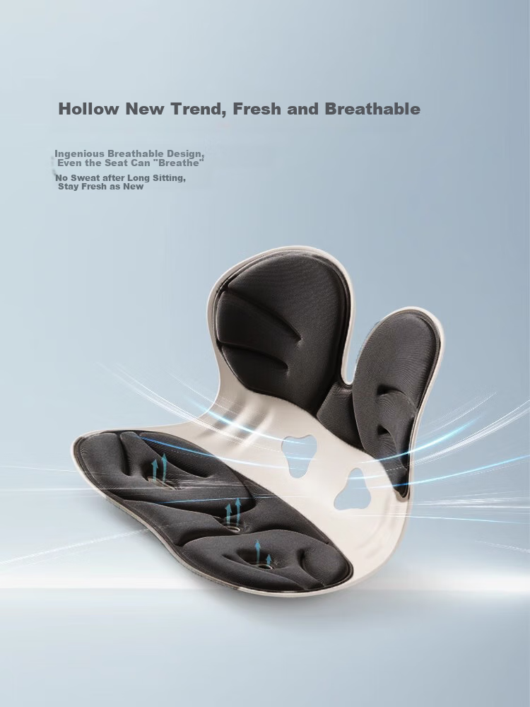 Mixiaoshu Lumbar Support Cushion for Office Chair, Integrated Backrest And Buttocks Shaping, Ergonomic Seat Pad 3