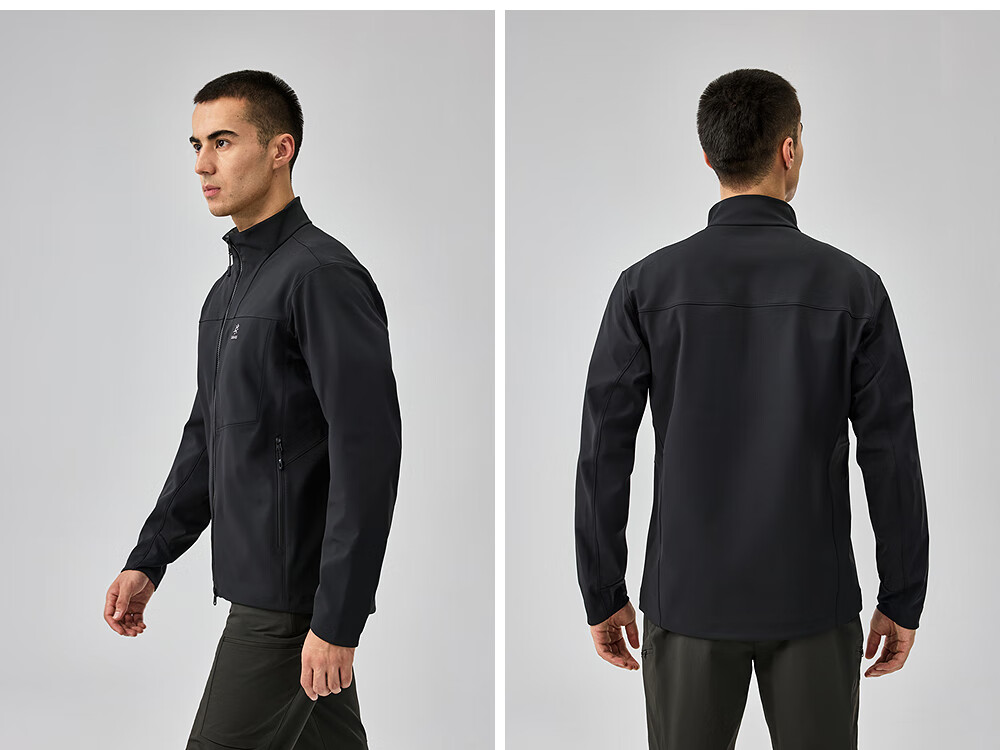 KAILAS M8 IC Stand Collar Thermal Softshell Jacket Men Durable Stretch Outdoor Climbing Windproof Jacket Autumn Winter 14