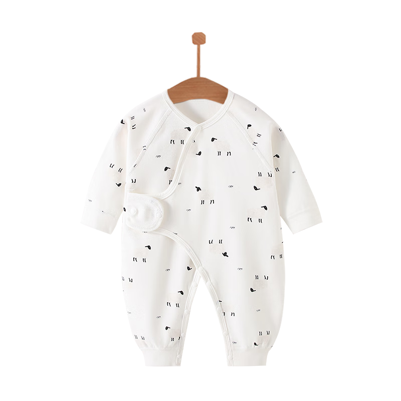 Qiaojiaoya Baby Clothes, Newborn Onesie, Class A Pure Cotton Romper, Crawling Suit, Full Moon Outfit, Sleepwear for Boys And Girls, Spring And Autumn Seaso