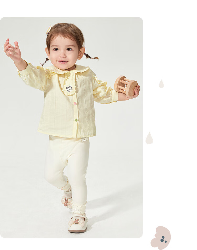 Balabala Baby Shirt Toddler Boys Spring Fashion Cute Top Mall Same Style 13