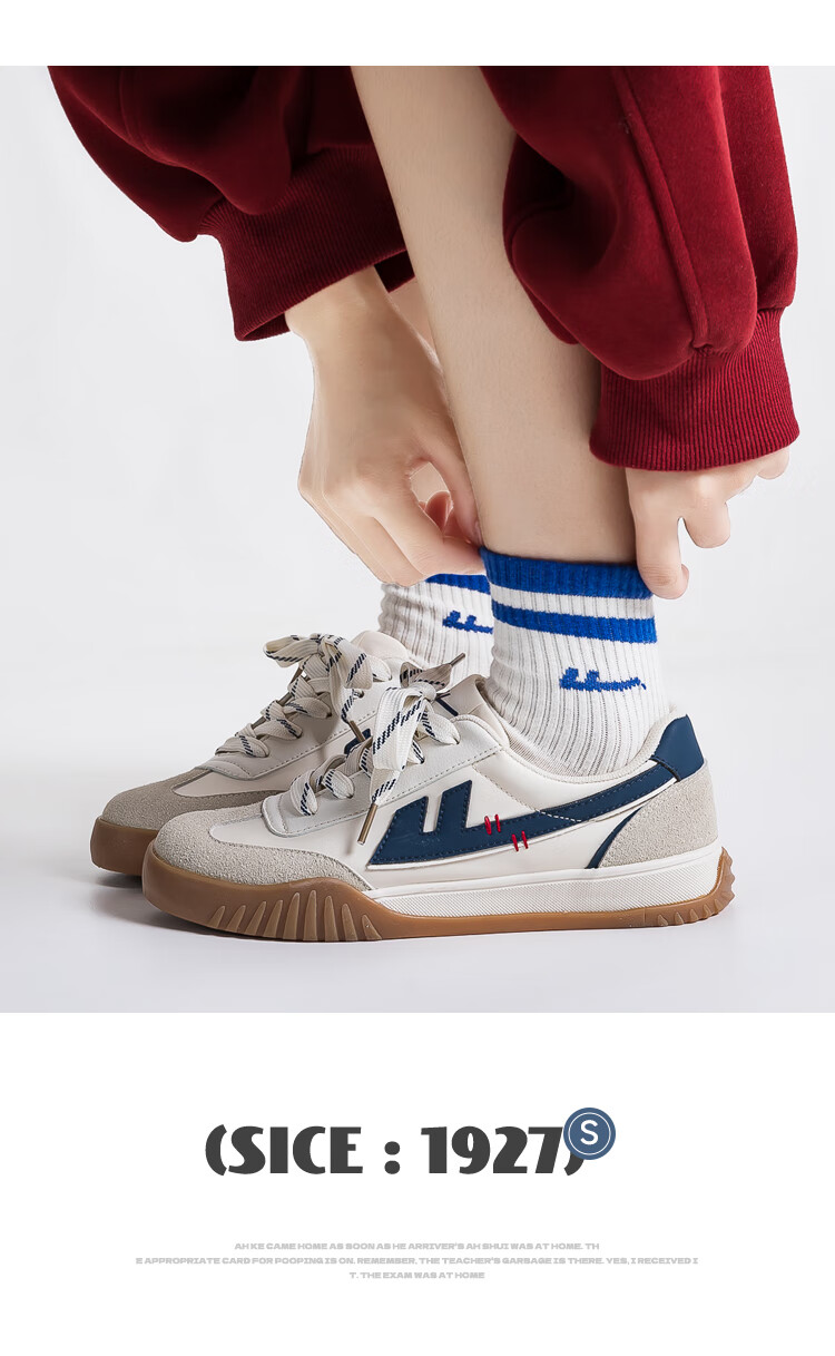 Warrior Official Women's Sneakers New Classic Versatile Shoes Women Light Gray Red Size 37 9