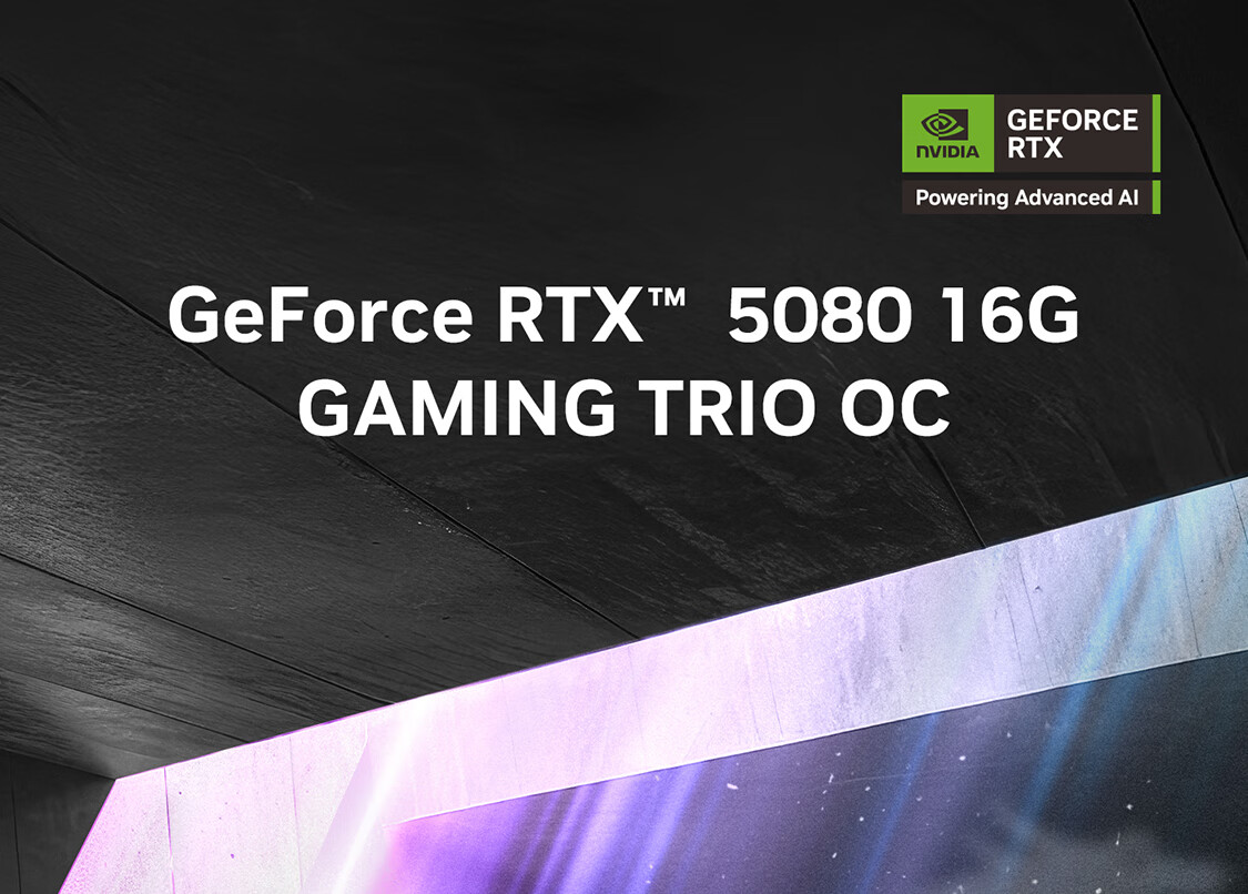MSI Maledragon GeForce RTX 5080 16GB GAMING TRIO OC AI Gaming Design Editing OpenClaw Local Deployment Graphics Card 1