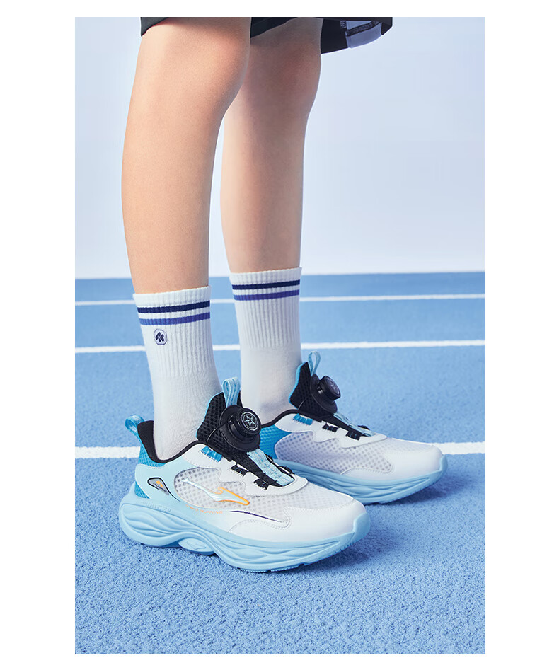 ERKE Kids Boys Girls Sports Shoes Children's Summer Breathable Knob Running Shoes Microcrystalline White/Pale Cherry Pink Size 39 20