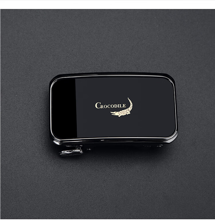 CROCODILE Men's Automatic Buckle Alloy Belt Buckle with Slot for Strap K36D129 3