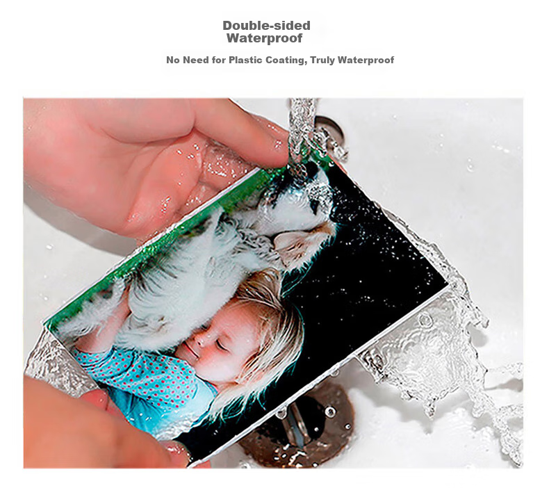 KODAK, 4R/6 Inch, 270g Waterproof RC Glossy Photo Paper, Inkjet Printing Photo Paper, 50 Sheets in Colorful Bag, 9891-102 6