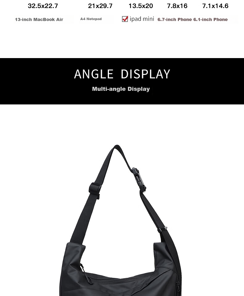 C.BANNER Crossbody Bag for Women, Large Capacity Casual Versatile Shoulder Bag, Luxury Handbag, Commuter Sports Phone Bag, High-End Brand 7