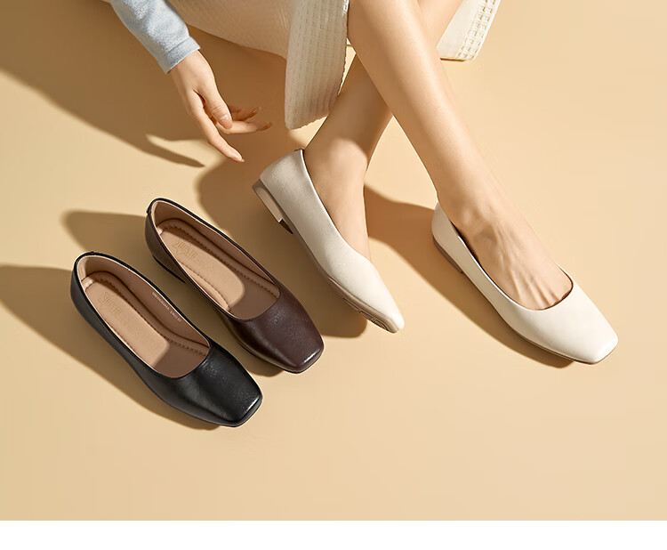 Dusto Flat Single Shoes for Women, 2026 New Spring Style, Versatile Commuter Shoes, Comfortable Soft-Soled Low-Cut Loafers And Slip-Ons 8