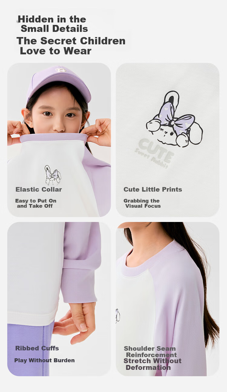 BALABALA Children's Long-Sleeve T-Shirt for Boys And Girls, Spring 2025 Undershirt [Same As In-Store], 202125100203 5