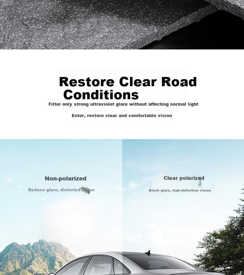 FESETE Driving Glasses, Polarized Sunglasses for Driving Day And Night, Driving Sunglasses for Back-To And Father's Day 4