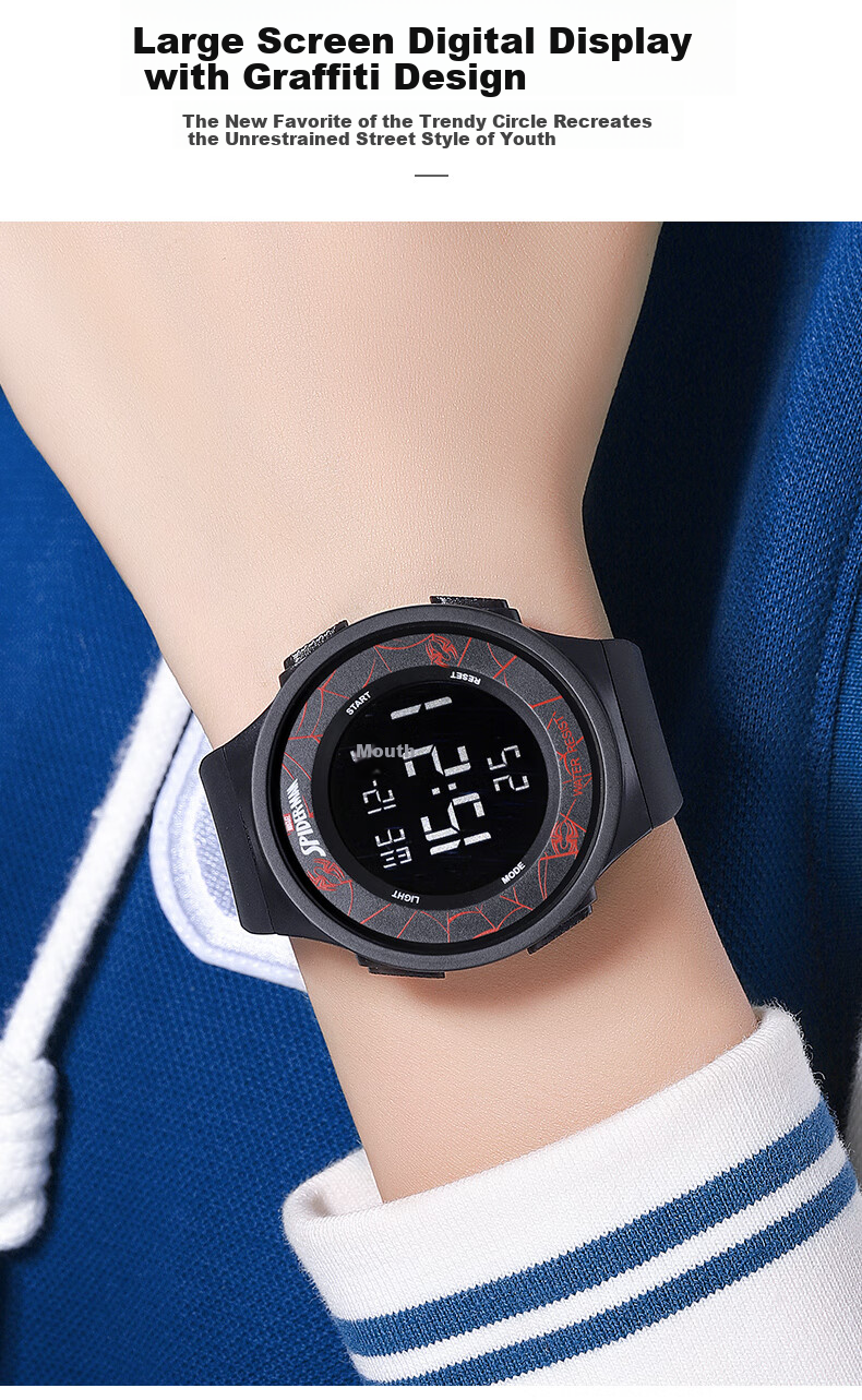 Disney Boys' Watch Student Teen Schoolboy Middle High School Calendar Luminous Waterproof 3