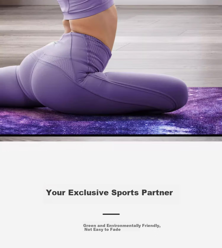Neumee Thickened Non-Slip Exercise Mat with Silicone Touch Points for Men And Women, Fitness Jump Rope, Yoga Shock-Absorbing Lava 18