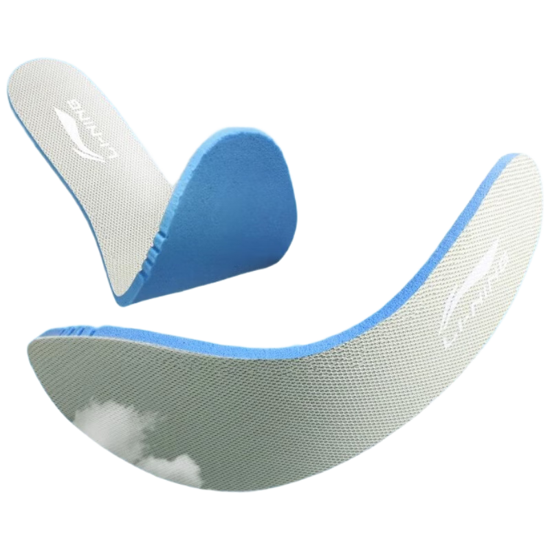 Li-Ning Insoles for Men's And Women's Sports Shoes, Sweat-Absorbing, Odor-Resistant, Arch Support, Soft, Elastic, Breathable, Shock-Absorbing, for Running, Students, Military Training