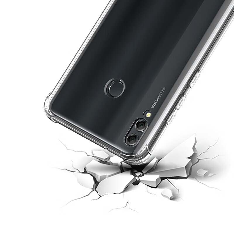 ESCASE Honor Play4T Pro Tempered Glass Screen Protector for Huawei Enjoy 10s/20 Youth Edition Phone, High Definition Clear Anti-Drop Protective Front Film, Universal Fit 2