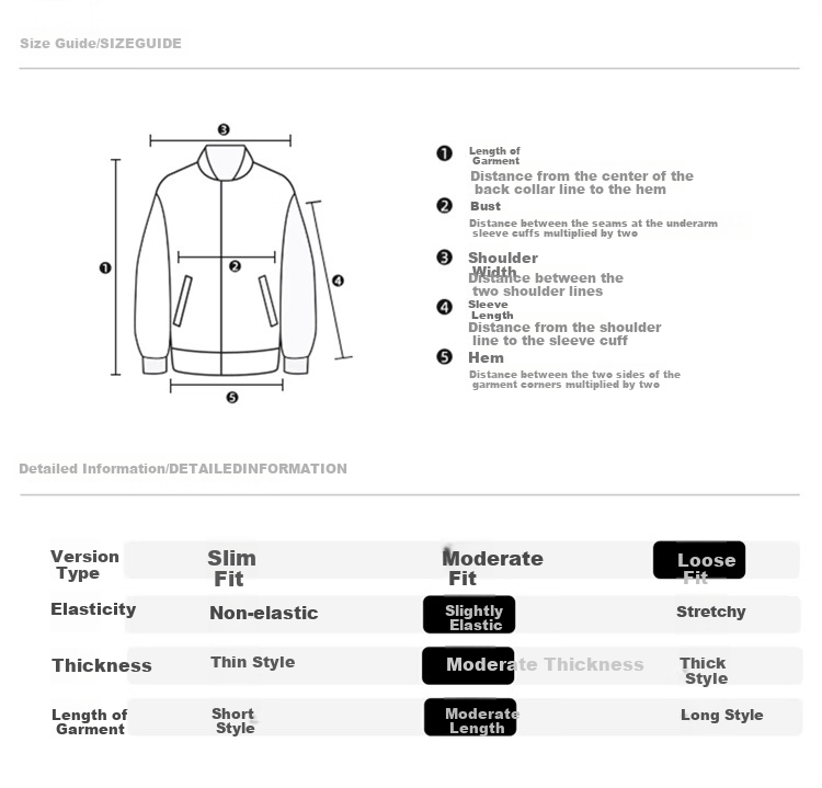 GOLFCROSS Trendy Couple's Style, Preppy Striped Contrasting Color Stand-Up Collar Loose Cardigan Sweatshirt Jacket, White, XL 4
