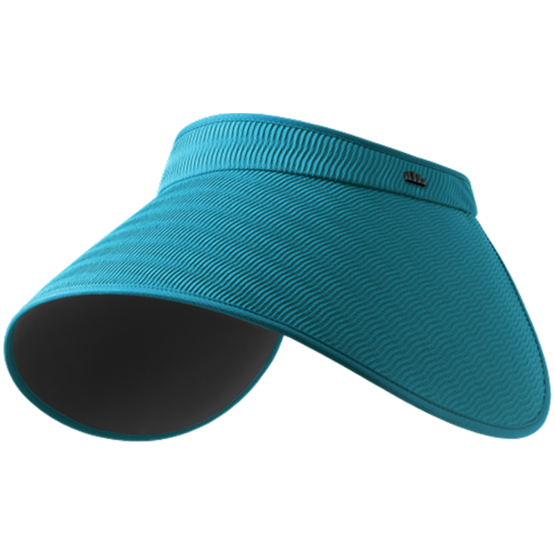 Beneunder Sun Hat with Wide Brim, Black Gel UV Protection, Full Face Coverage, Visorless Sun Hat BM563 Blue