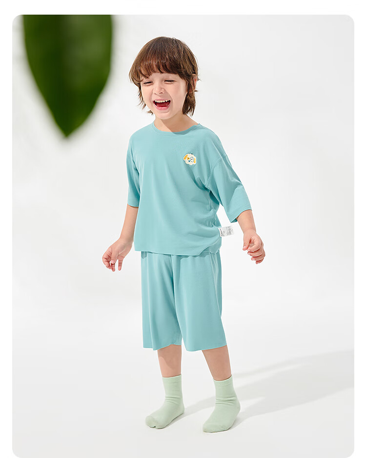 BALABALA Baby Pajama Set, Summer Air Conditioning Wear, Boys And Girls Loungewear, Youkesi Rongxin Pai 209225171207 13