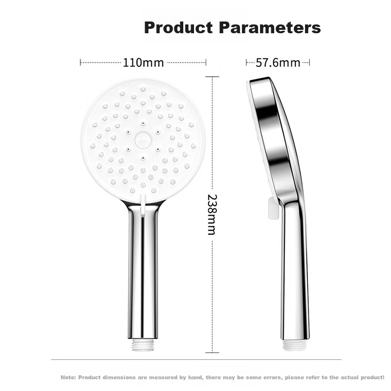 ARROW Handheld Shower Head Gun, Gray, High-Pressure Multi-Level Handheld Bathroom Shower Head