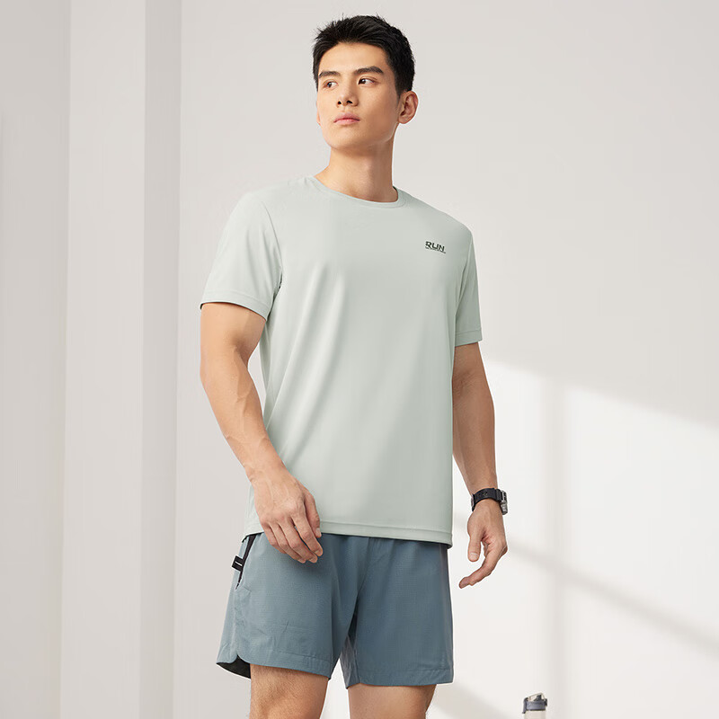 361° Men's Short-Sleeve T-Shirt, Summer Quick-Dry Sports Running Loose-Fit Fitness Casual Men's Tee Clothing 652524113H-2
