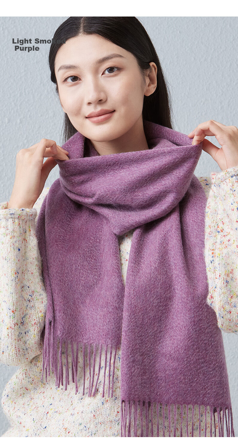 Hodo 100% Cashmere Scarf for Women, Winter Warm Thick Neck Warmer, Birthday Gift Box for Mom And Girls 16