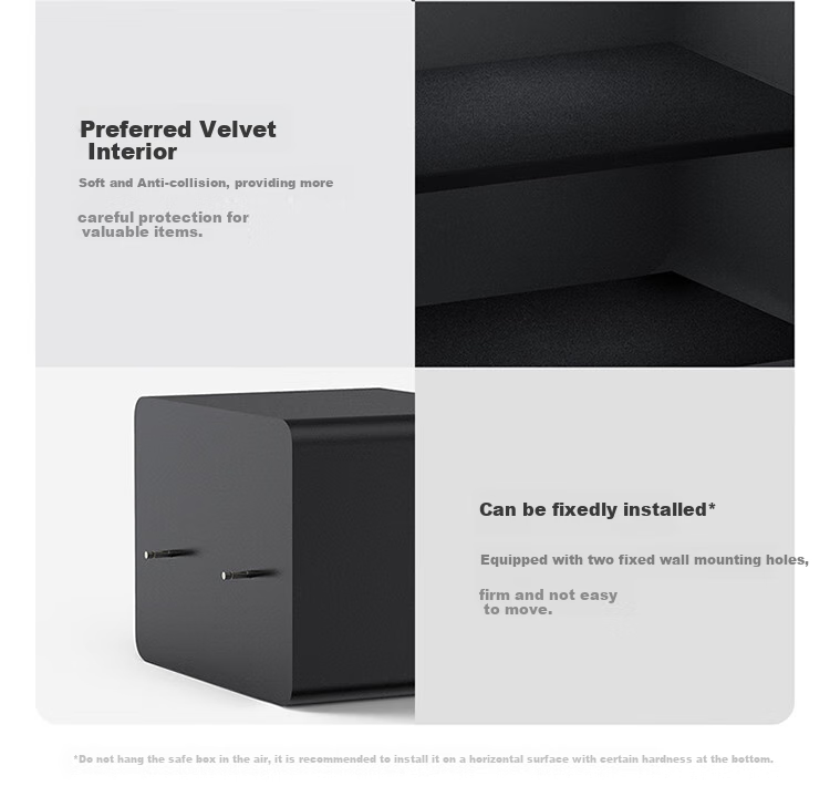 MIJIA Smart Safe Box, 30CM, Fingerprint Password, 6 Unlocking Methods, Office And Home Safekeeping Cabinet, Confidential Box 18