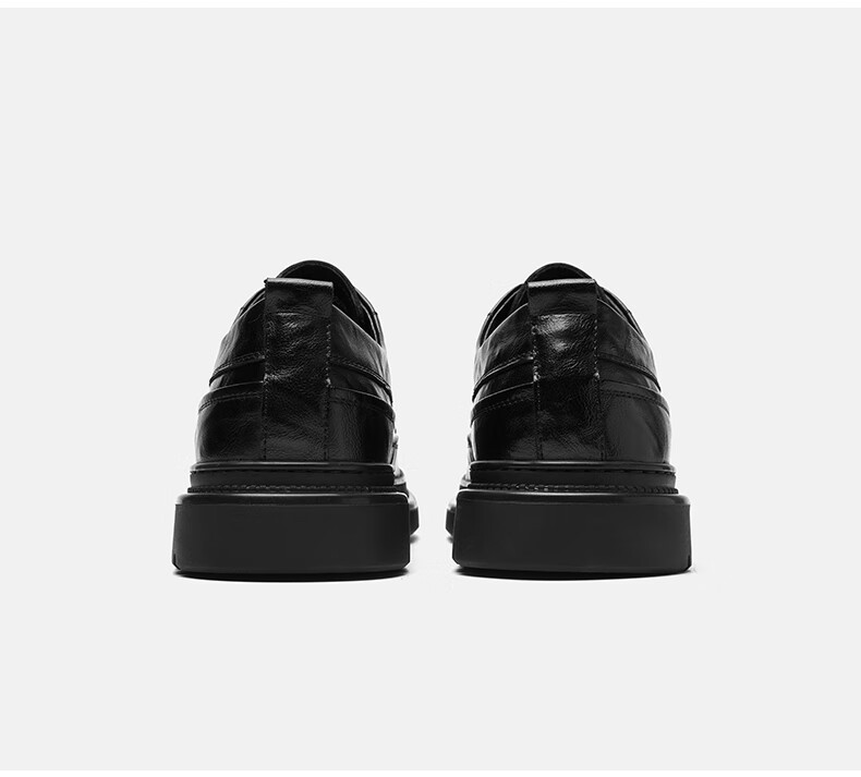 HLA Men's Classic Durable Casual Retro Derby Shoes HAAPXM1EBI073 Black Size 40 27