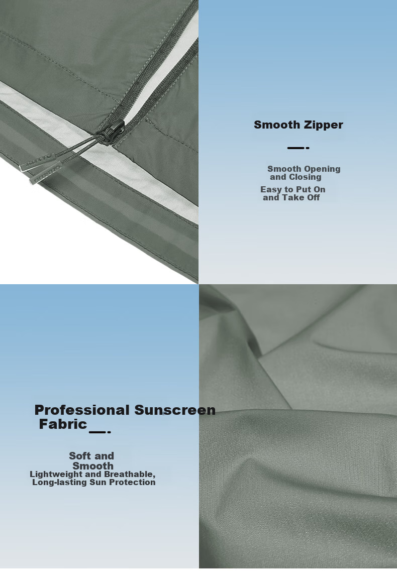 CAMEL Xiaoguangyi Sun Protection Jacket for Men, Outdoor Sun-Blocking Hooded Cool Fashion Casual Sun Protection Coat A012251005A 21