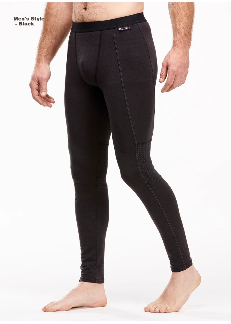 DECATHLON Odor-Resistant, Sweat-Wicking, Breathable Merino Wool Autumn And Winter Men's Thermal Long Pants MT500 Merino Wool S-2485009 10