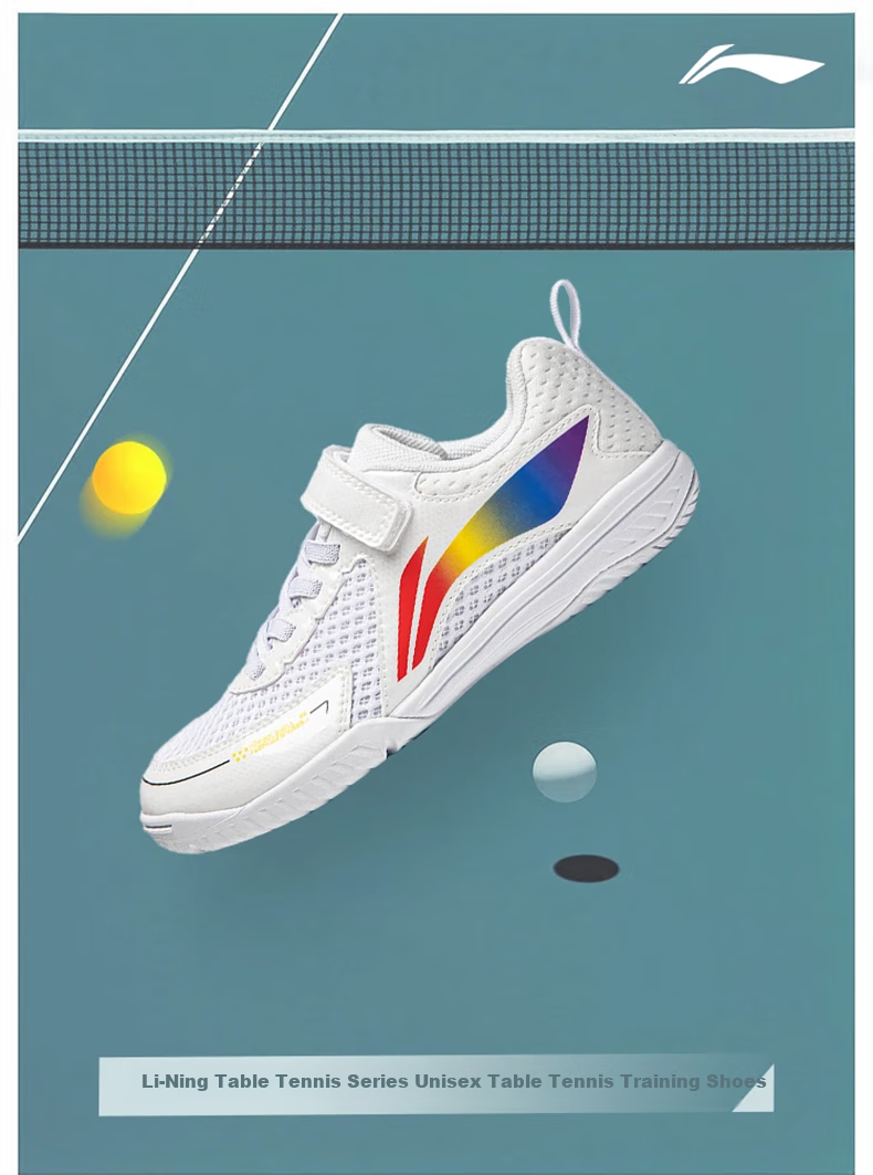 Li-Ning Children's Table Tennis Shoes Qilin 3.0 Kids' Shoes Professional Training Non-Slip Badminton Shoes Sports Shoes for Boys And Girls, Size 35 1