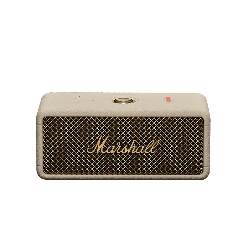 Marshall EMBERTON III Bluetooth Speaker, Portable 3rd Generation Wireless Home And Outdoor Waterproof, Long-Lasting Battery Life, Birthday Gift for Men, Oil Paint White Color