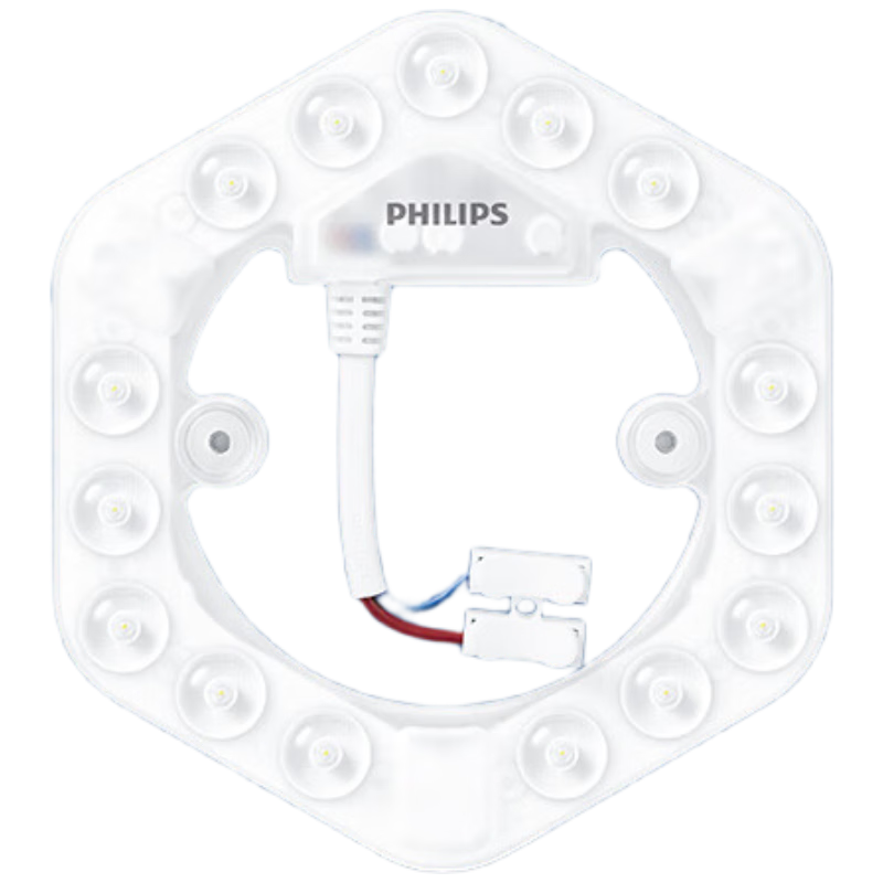 PHILIPS LED Ceiling Light Chip 14W 6500K White Hexagonal Magnetic Replacement Light Source No Blue Light Panel Module 1 Piece