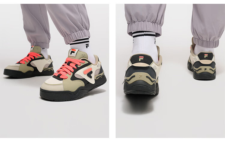 FILA FUSION FILA Trendy Women's Shoes, KICK II Skateboard Lifestyle Shoes, Fashionable Sneakers 10