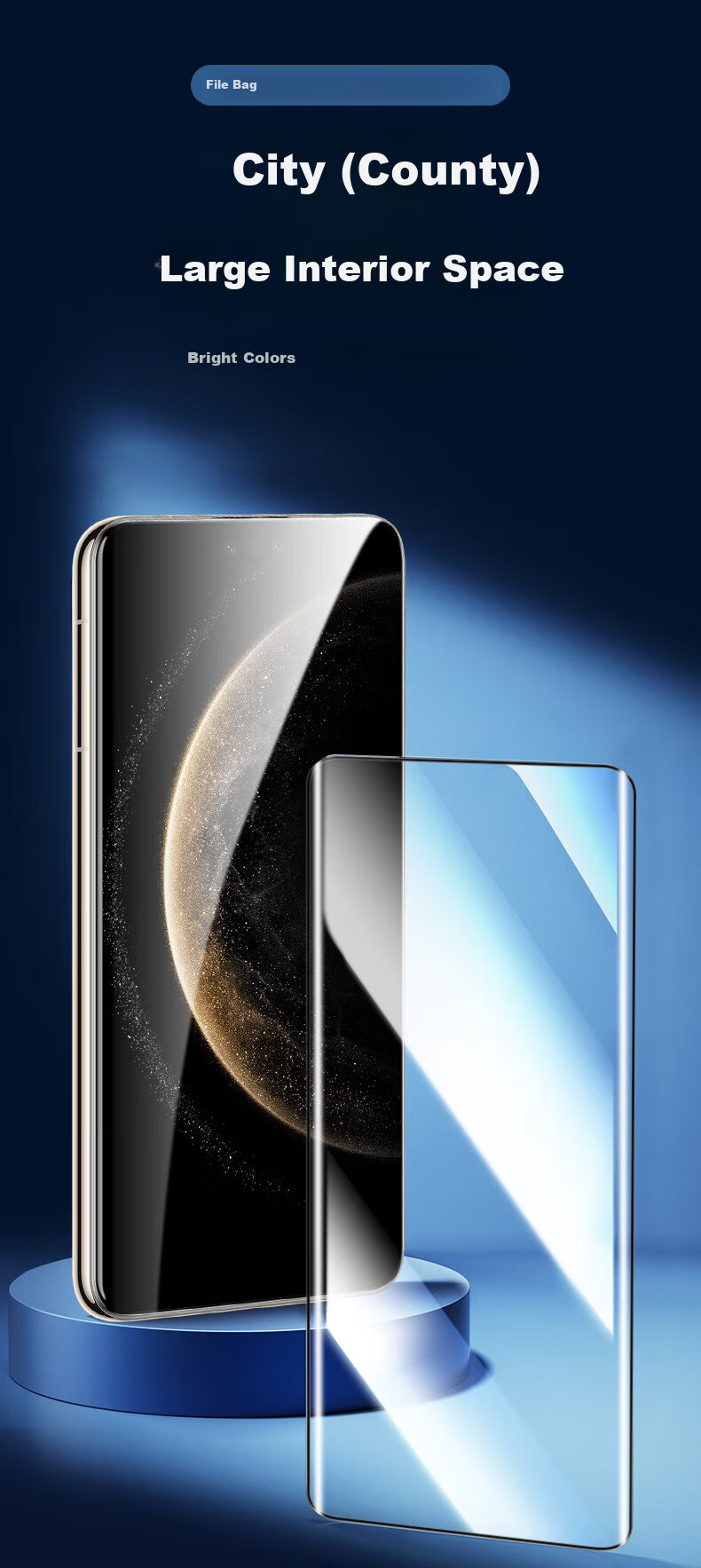 KOOLIFE Screen Protector for Huawei Mate70Pro+/+ Premium Edition, Mate70RS Full Adhesive Tempered Glass Film, High Definition Full-Screen Coverage, Shatterproof, Anti-Fingerprint, Outer Screen Protective Film 1