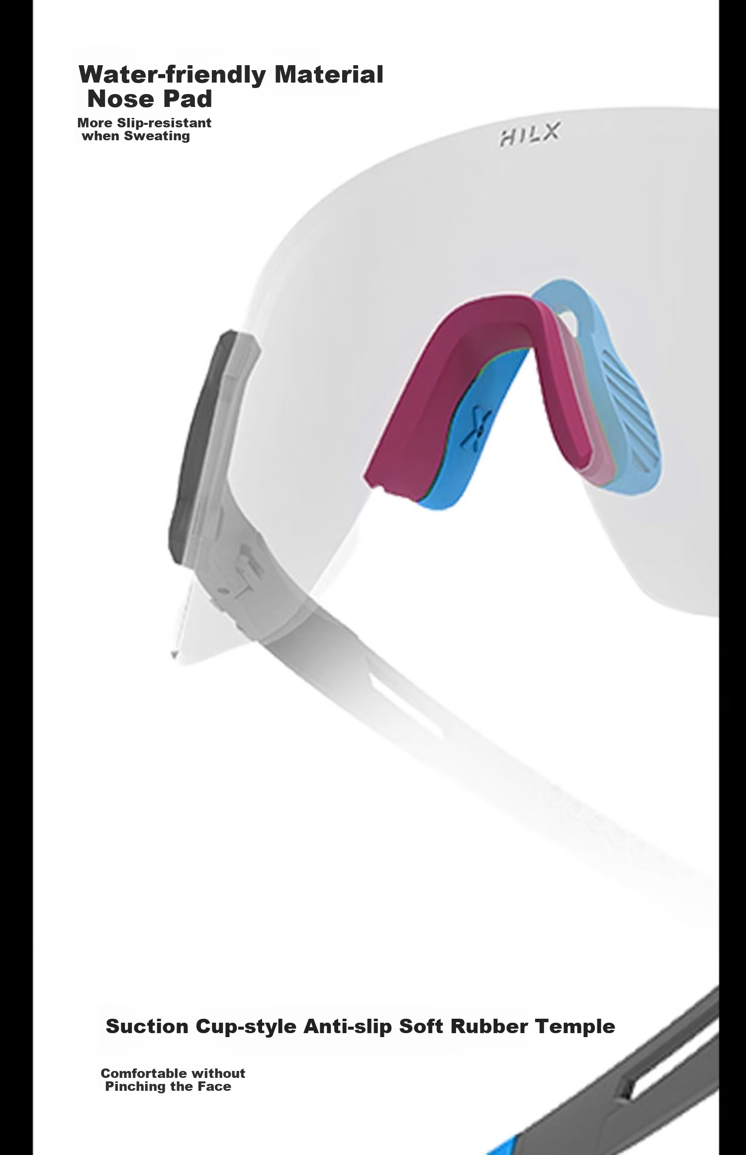 HILX Sports Glasses, Cycling Marathon Myopia Outdoor Windproof Goggles, Savage-L 9
