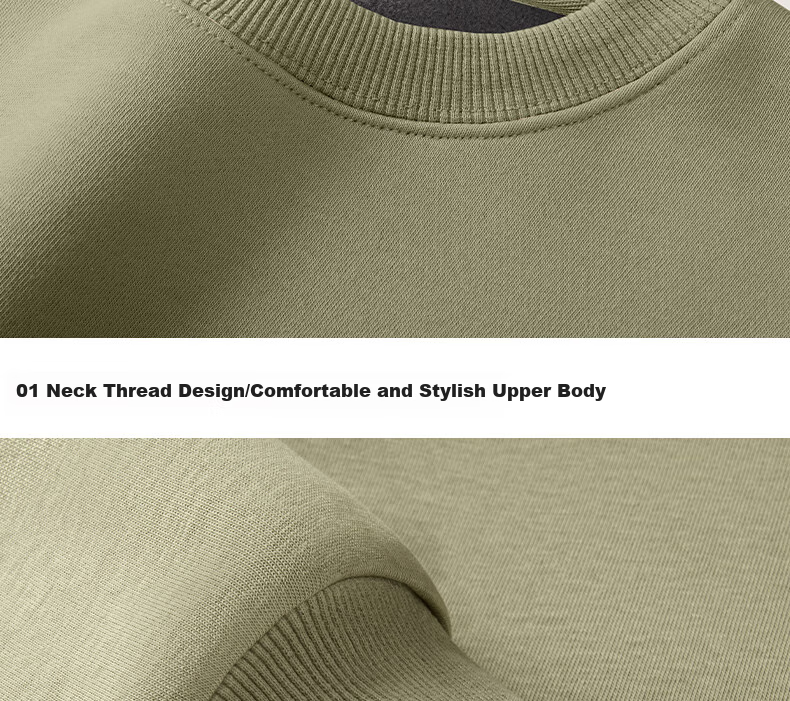 GENIOLAMODE Men's Sweatshirt, Winter Fleece-Lined Thick Warm Casual Simple Loose Trendy Printed Clothing for Me 25