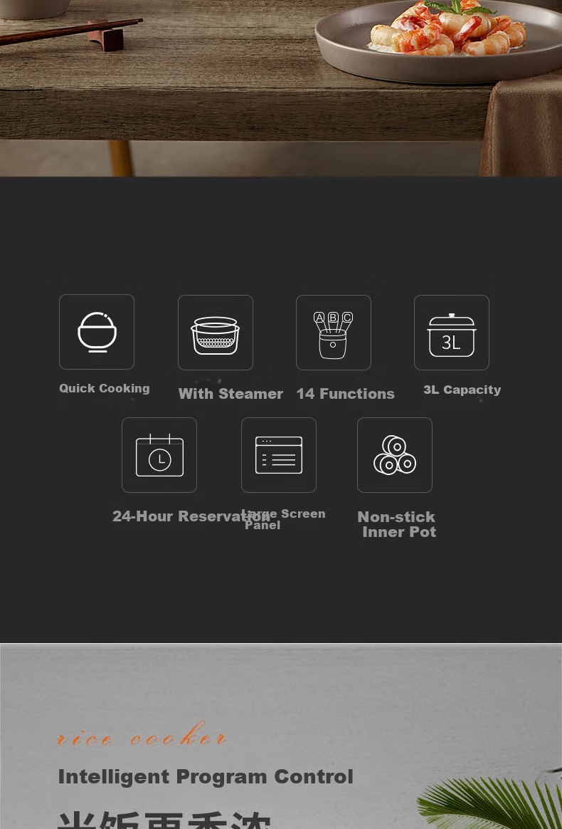 ACA ALY-30FB08A Microcomputer Rice Cooker 2