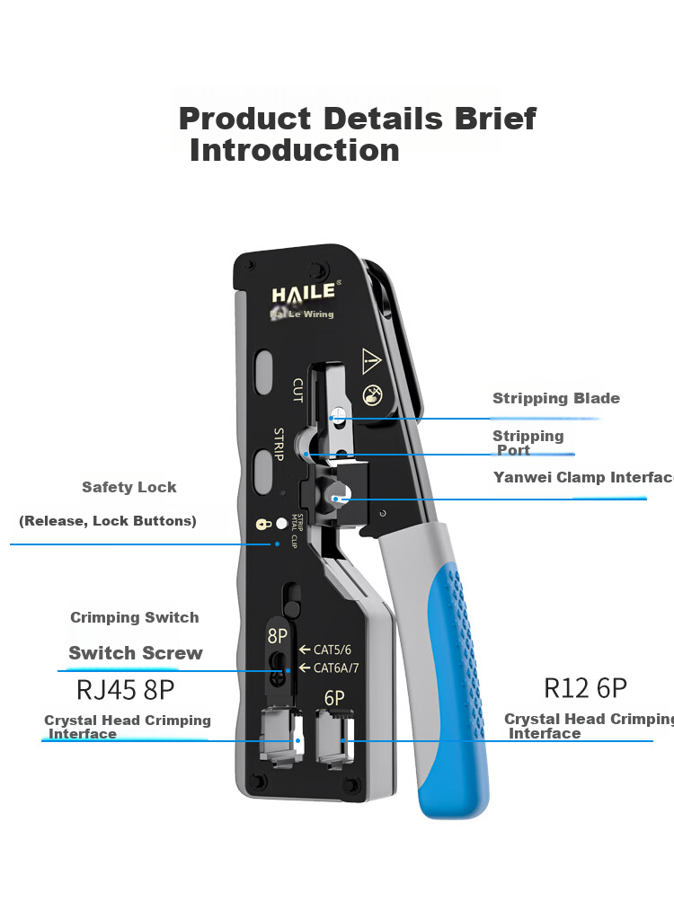 HAILE Internal And External Network Converter, Specialized Network-Shaped Cable Clamp HP-G71, Prevents Dual Network, Anti-Mixing, And Anti-Violatio 7